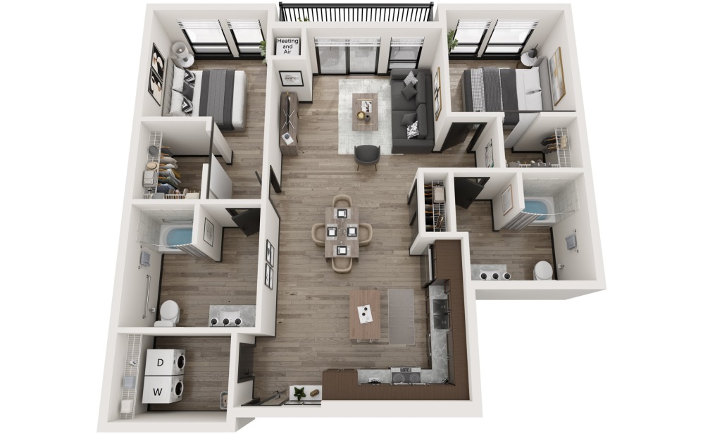 2 Bedroom (D5)