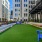 Outdoor courtyard at Broadstone Saratoga Apartments in Boise, ID, featuring  a  bocce court, and lounge seating.