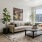 Open space living area with natural lighting
