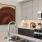 Open space living area with natural lightink